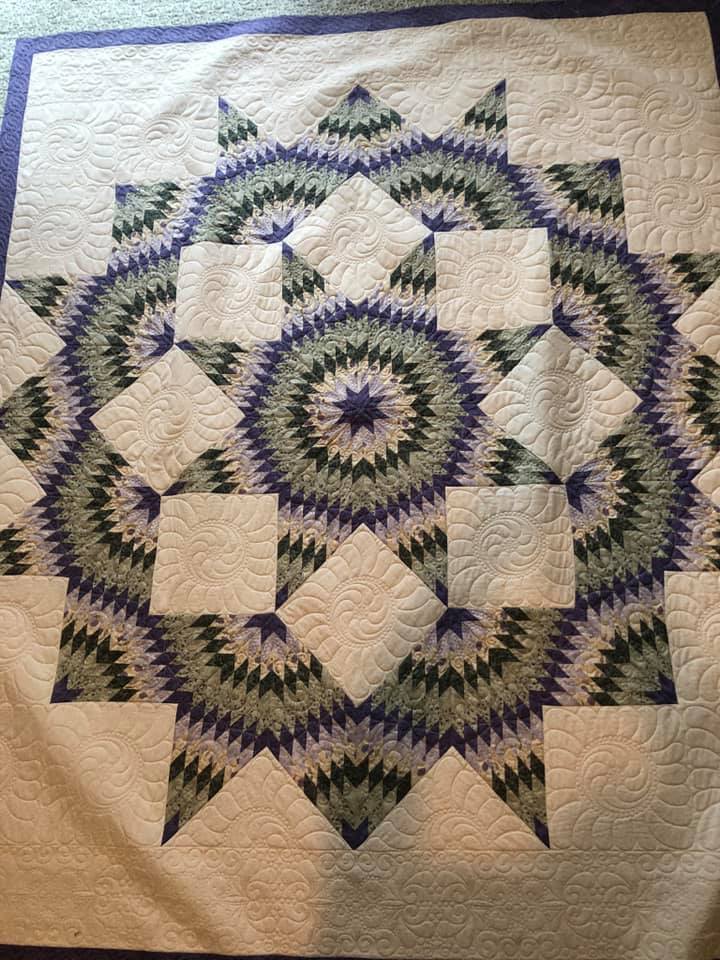 Custom Broken Star Quilt