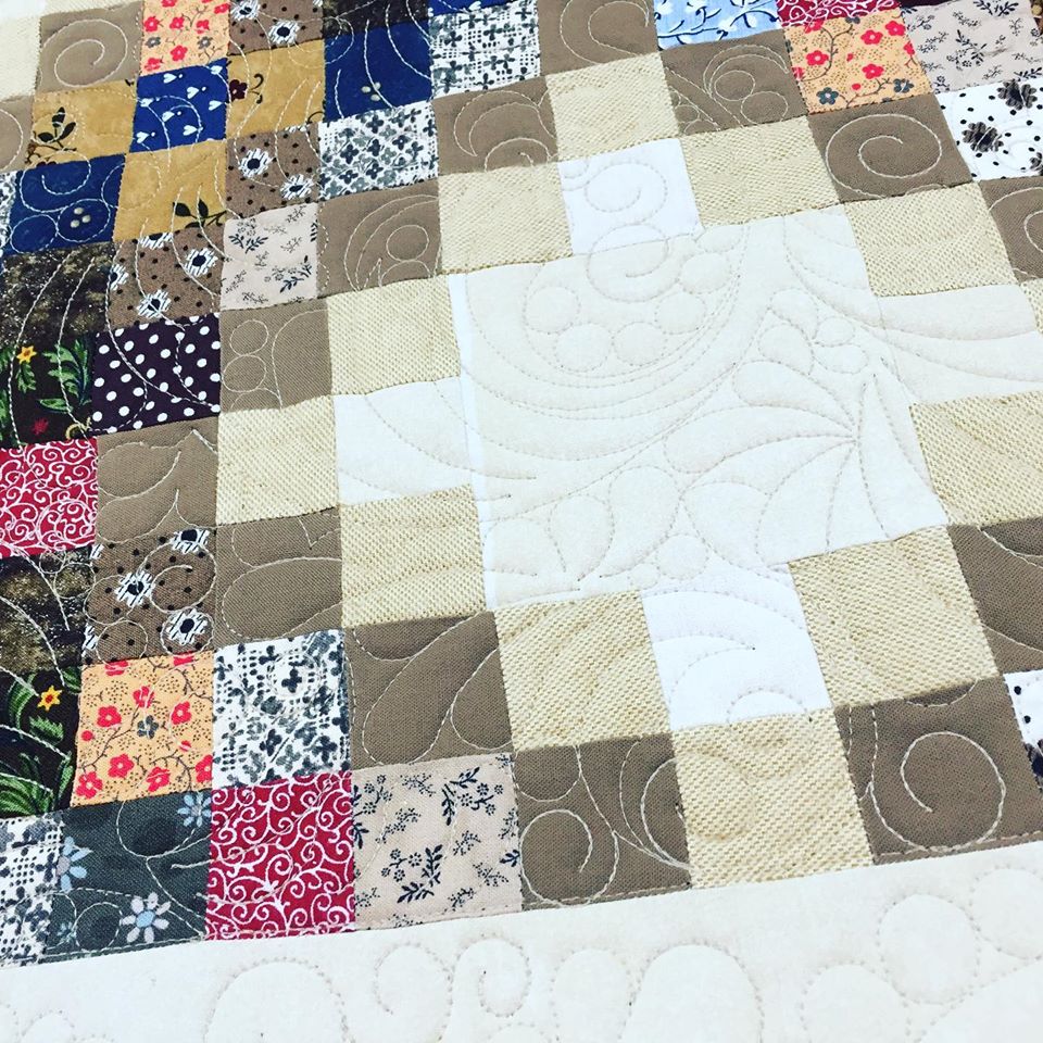 Custom Double Irish Chain Quilt